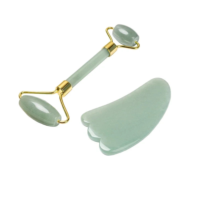Verre Jade Roller & Gua Sha Set