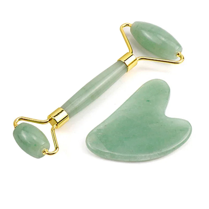 Verre Jade Roller & Gua Sha Set