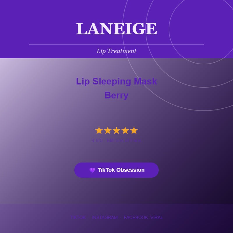 Laneige Lip Sleeping Mask — Berry